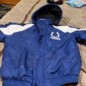 Colts starter jacket with removable hood
